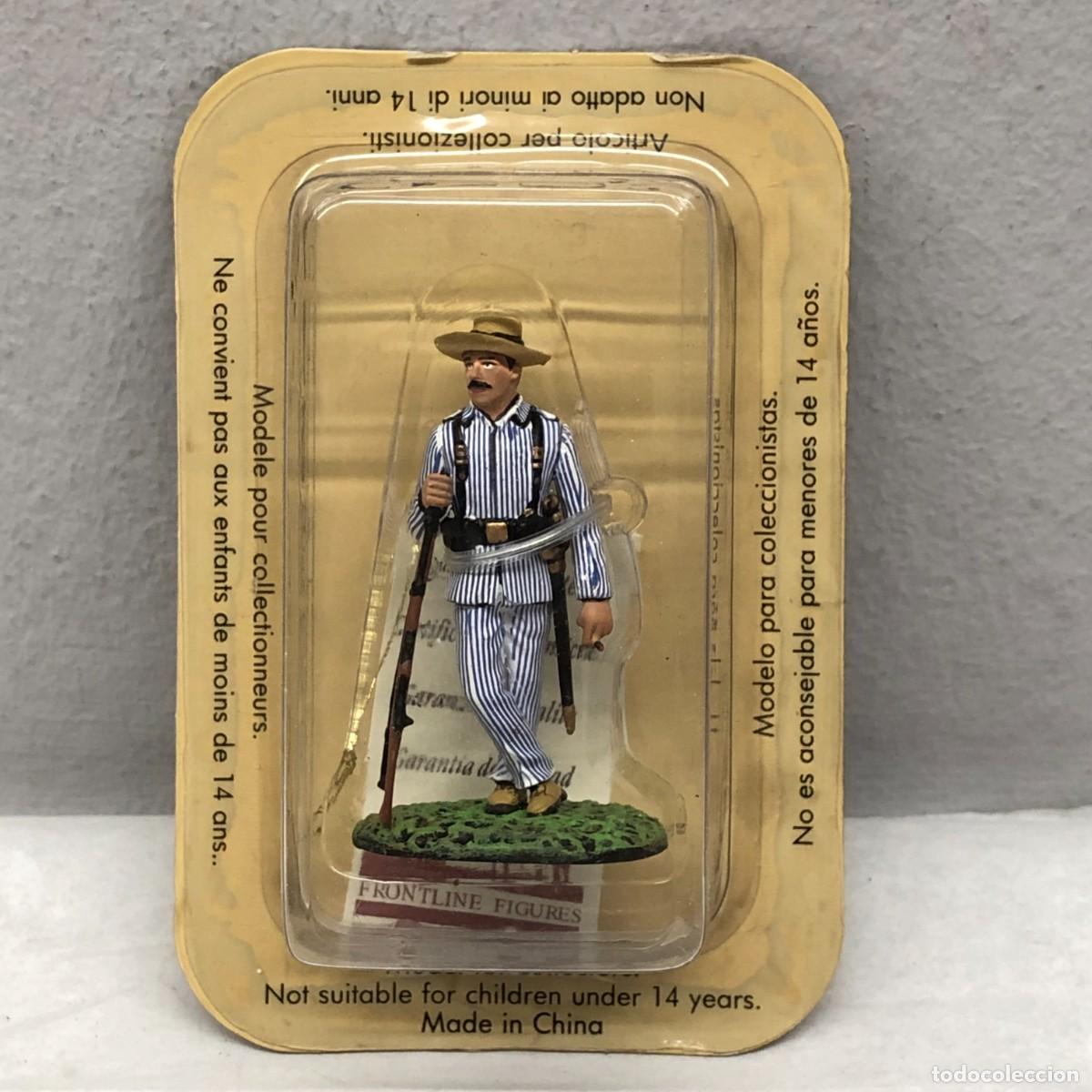 Juguetes Antiguos: SOLDADITO DE PLOMO - SOLDADO DE INFANTER&Iacute;A, GUERRA DE CUBA - 1895 - FRONTLINE FIGURES - 60 MM / 925