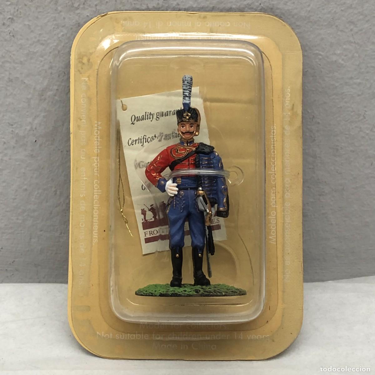 Juguetes Antiguos: SOLDADITO DE PLOMO - H&Uacute;SARES DE PAVIA - 1902 - FRONTLINE FIGURES - 70 MM / 929