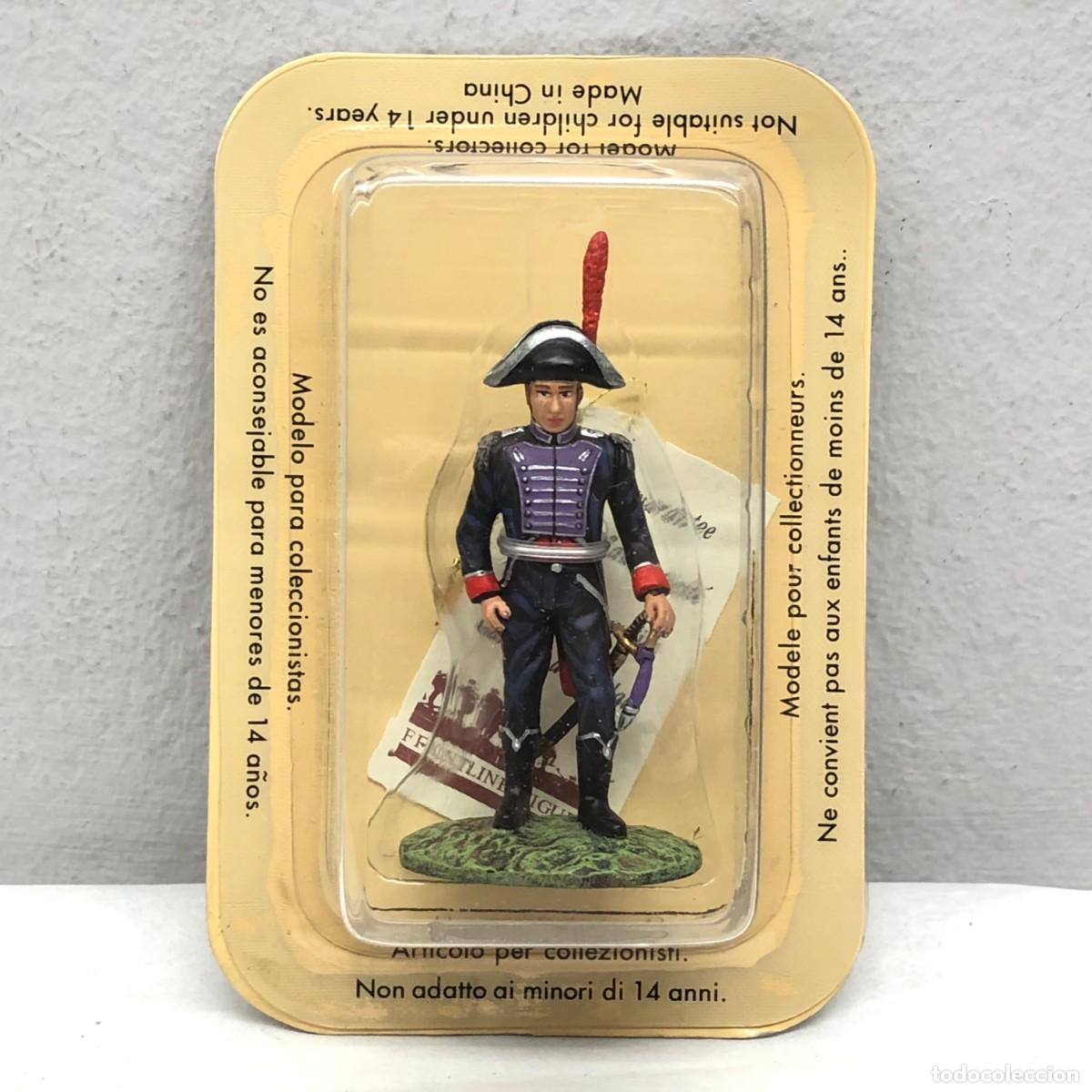 Juguetes Antiguos: SOLDADITO DE PLOMO - CAPIT&Aacute;N DEL REAL CUERPO DE INGENIEROS - 1805 - FRONTLINE FIGURES - 70 MM / 937