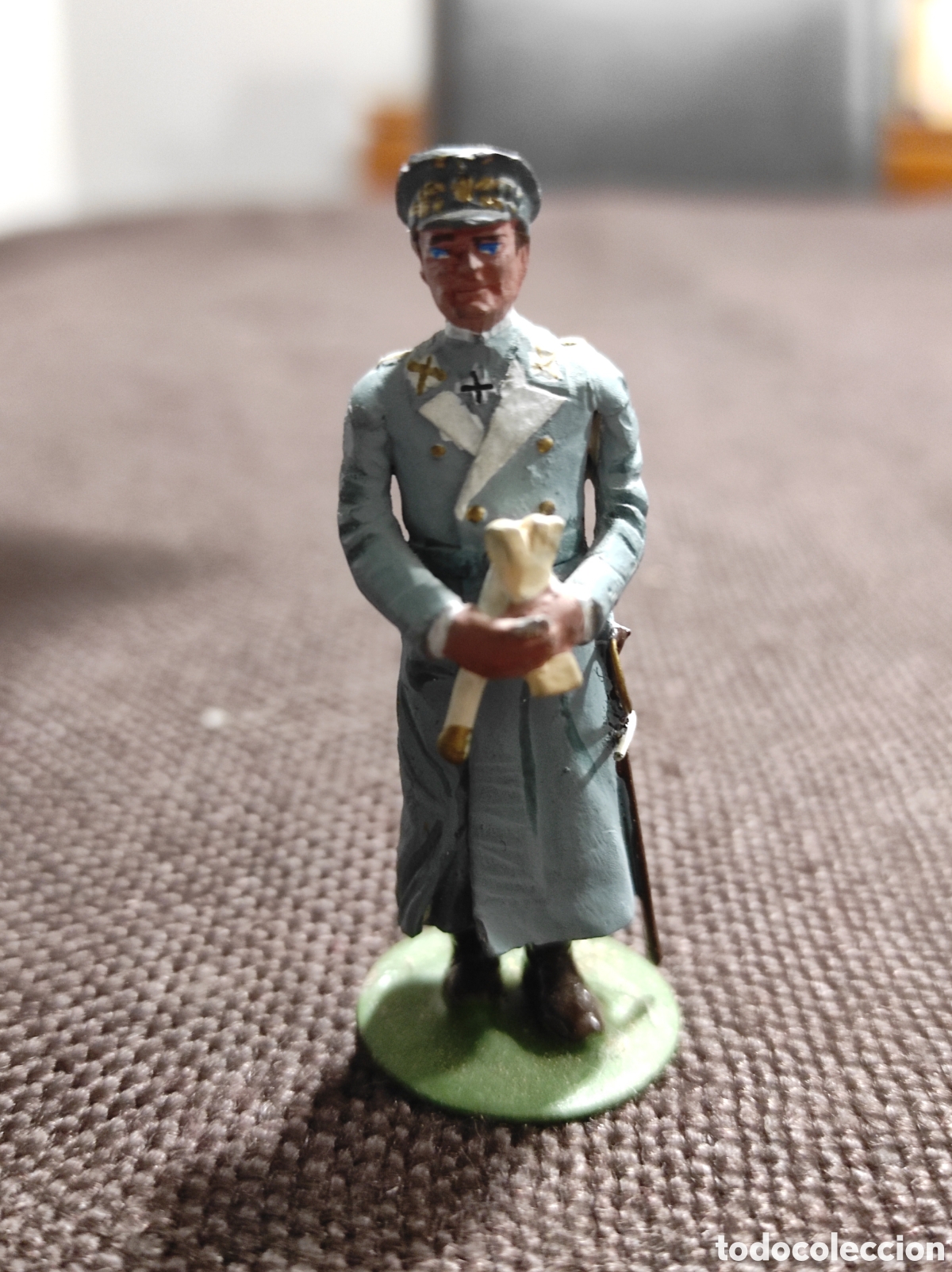 Juguetes Antiguos: Figura de plomo Alymer Mariscal Hermann G&ouml;ring Alemania II Guerra Mundial 60 mm