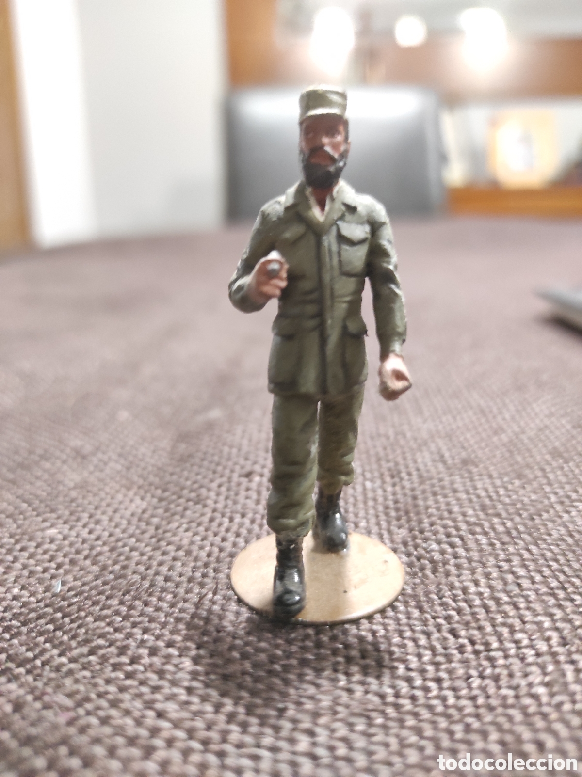Juguetes antiguos: ALYMER Fidel Castro 60 mm Figura Hist&oacute;rica de Metal Pintado. Referencia 900/19