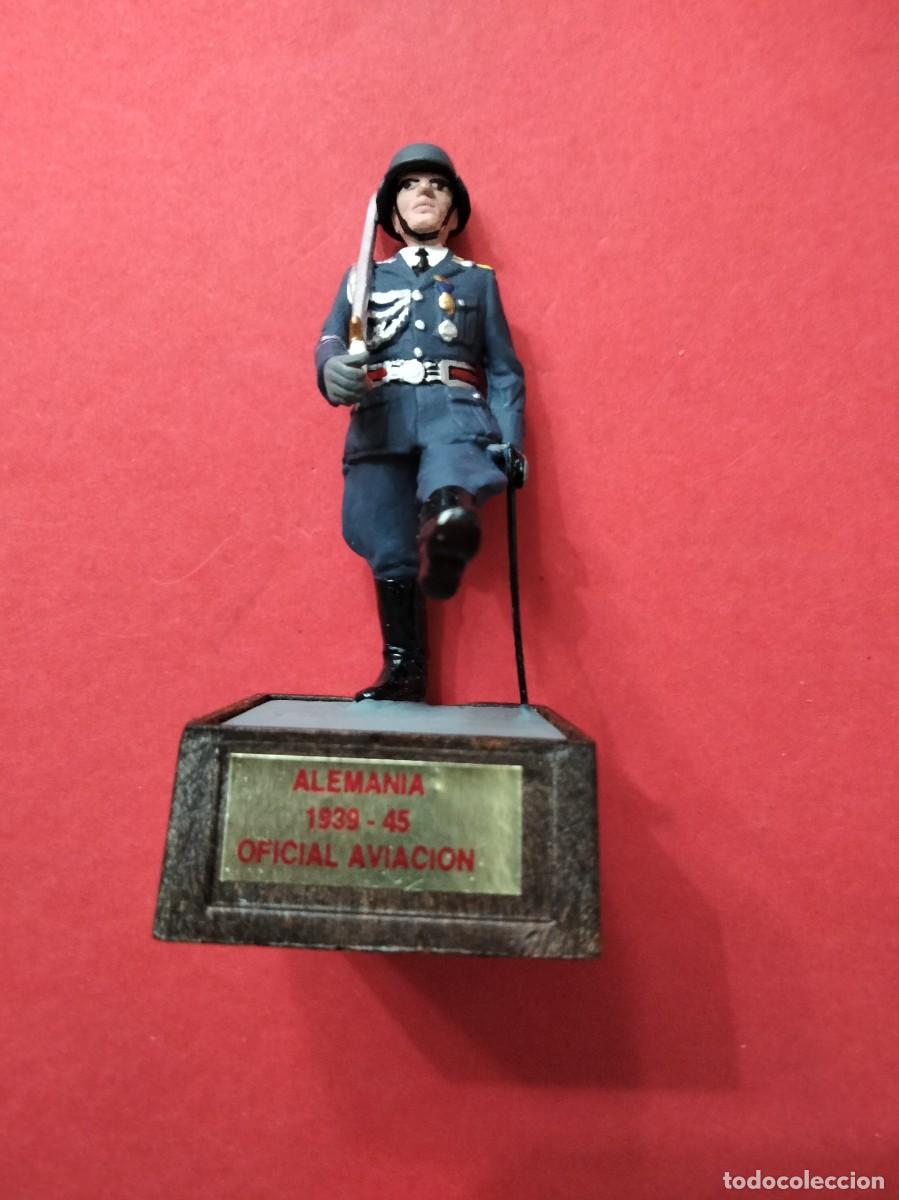Juguetes Antiguos: Soldado de plomo ALEMANIA 1939-45 Oficial Aviaci&oacute;n .SOLDAT