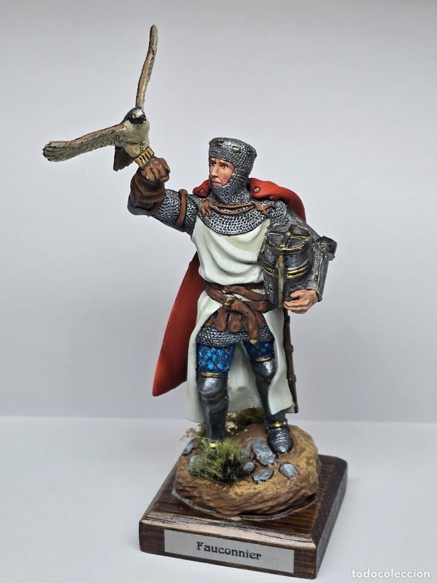 Juguetes Antiguos: Halconero Medieval Metal 100mm