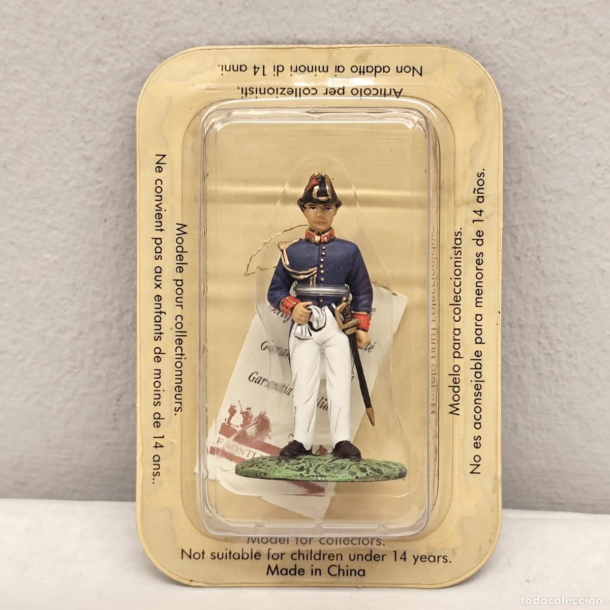 Juguetes Antiguos: SOLDADITO DE PLOMO - FRONTLINE FIGURES - GARANT&Iacute;A DE CALIDAD - 65 MM - GUARDIAMARINA 1837 / 733