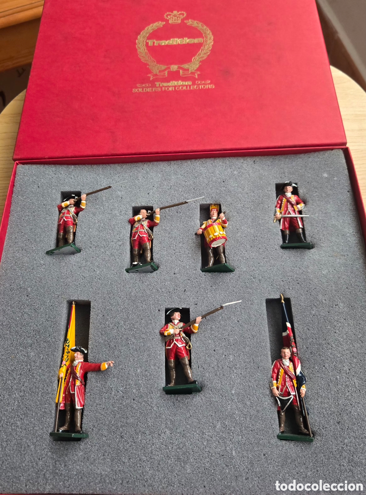 Juguetes Antiguos: Soldados de plomo en caja, Collector.