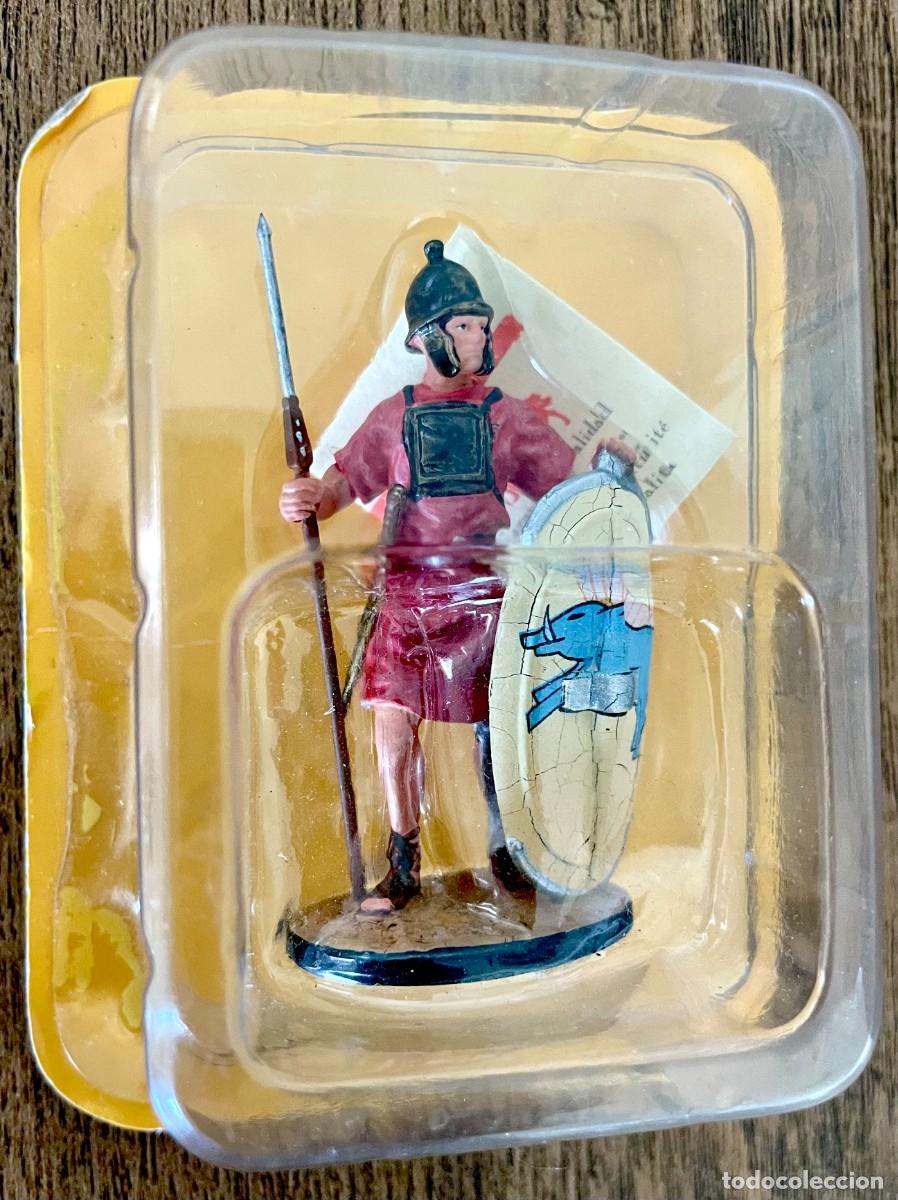 Juguetes Antiguos: SOLDADOS DE PLOMO DE LA ANTIGUA ROMA. HASTATI ROMANO 202 A.C.. EN SU BLIST DE PL&Aacute;STICO ORIGINAL.