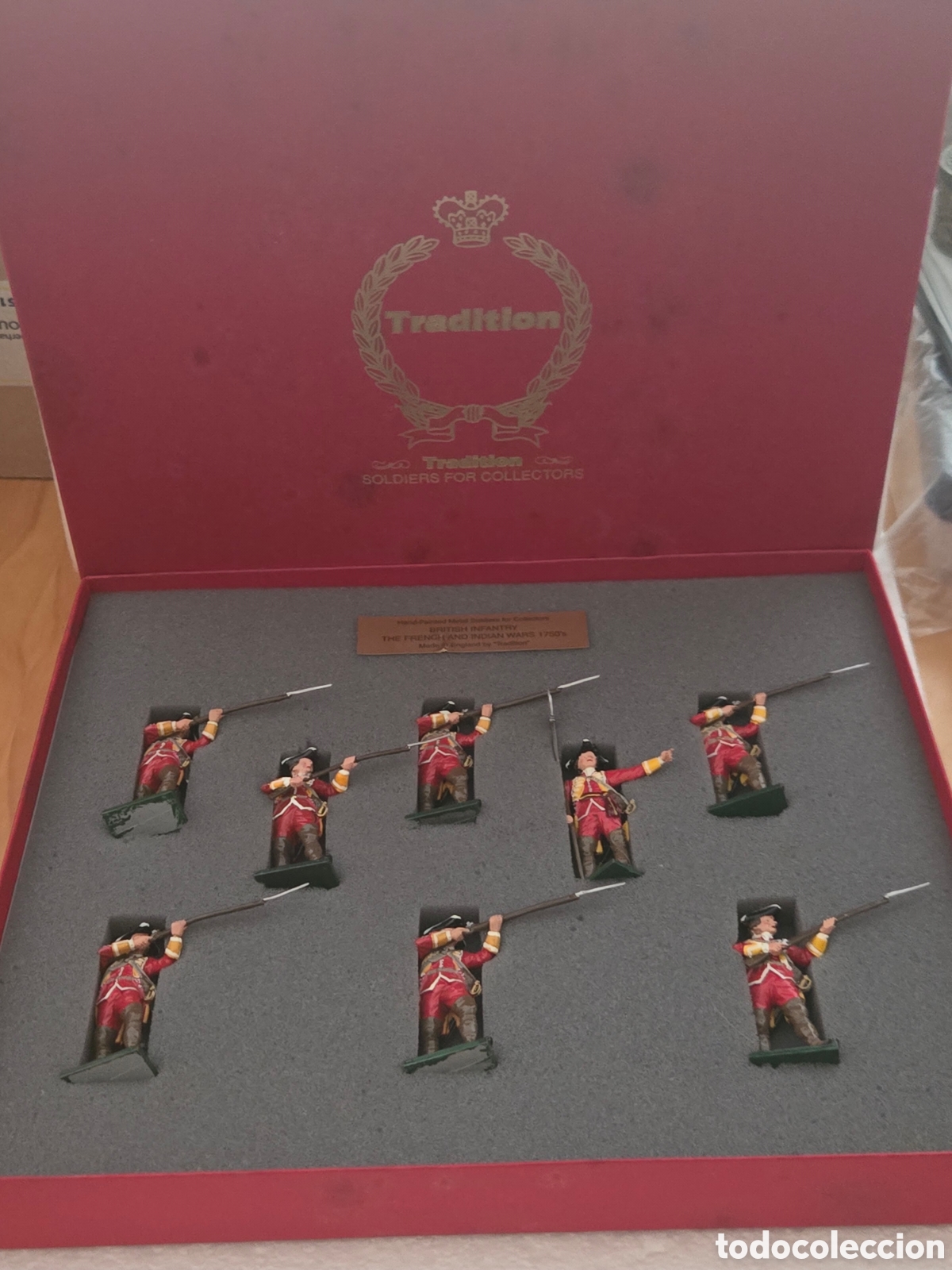 Juguetes Antiguos: Soldados de plomo caja Tradition, pintados a mano