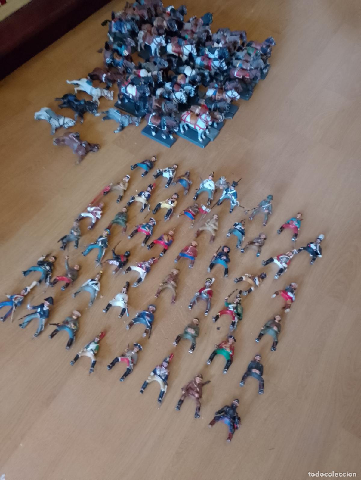 Juguetes antiguos: Soldaditos de Plomo Cassandra 49 Jinetes y 49 Caballos