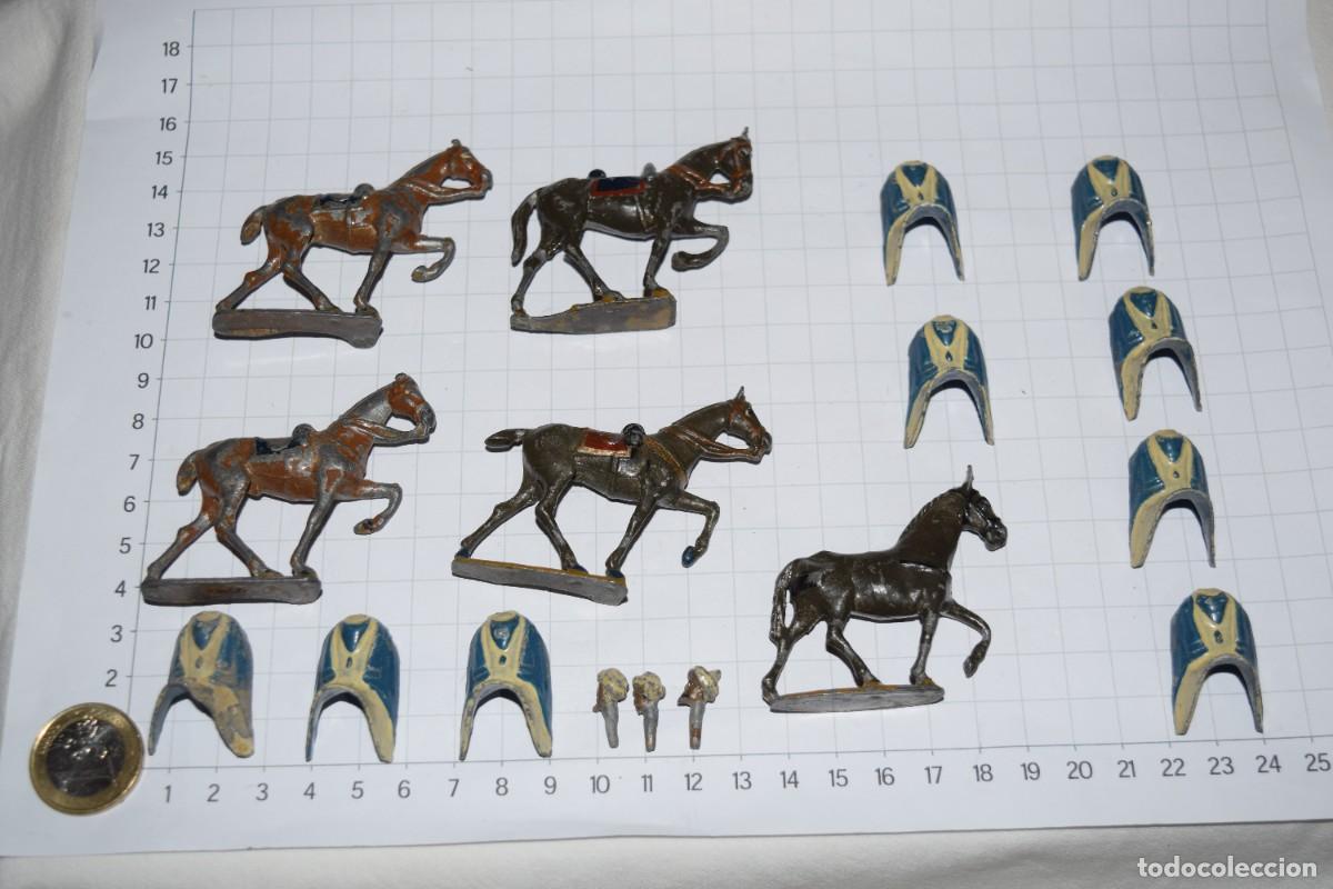 Juguetes antiguos: Antiguos - Lote caballos, capas y cabezas, GUARDIA MORA / De Casanellas - Capell, otros &iexcl;Mira fotos!