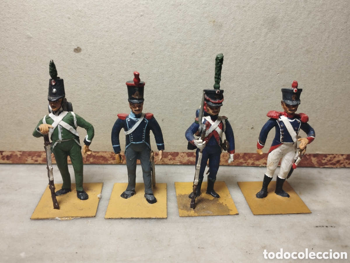 Juguetes antiguos: Soldados de plomo Almirall 54 mm