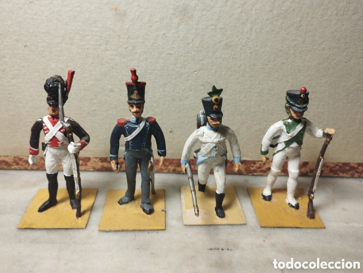 Juguetes antiguos: Soldados de plomo Almirall 54 mm