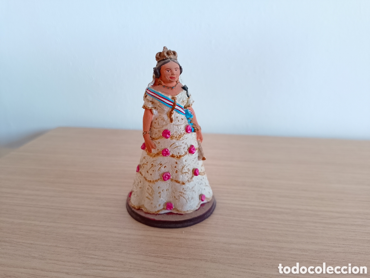 Juguetes antiguos: Figura de plomo Isabel II mundiart