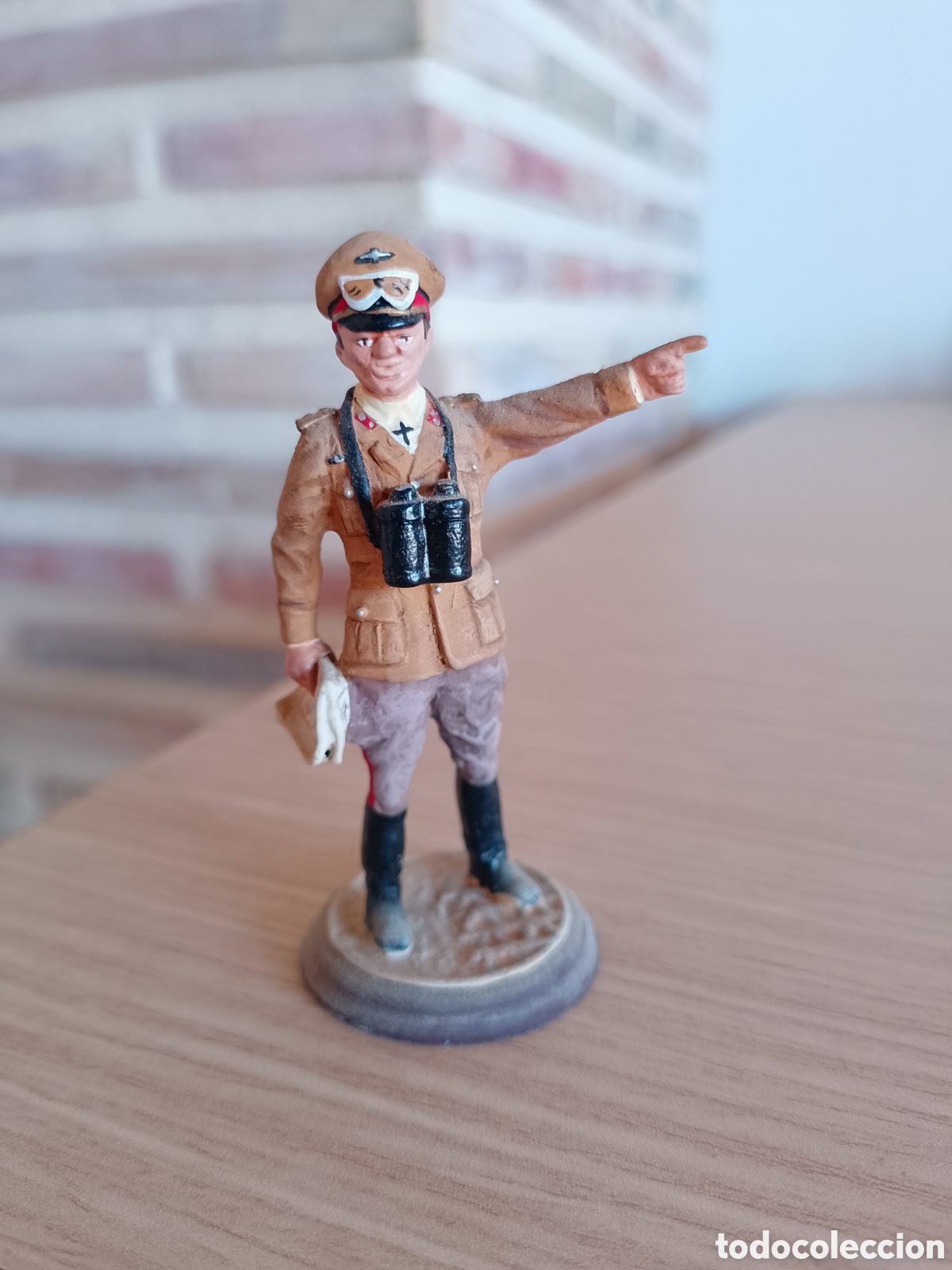 Juguetes antiguos: ROMMEL PERSONAJE HISTORICO PINTADO A MANO