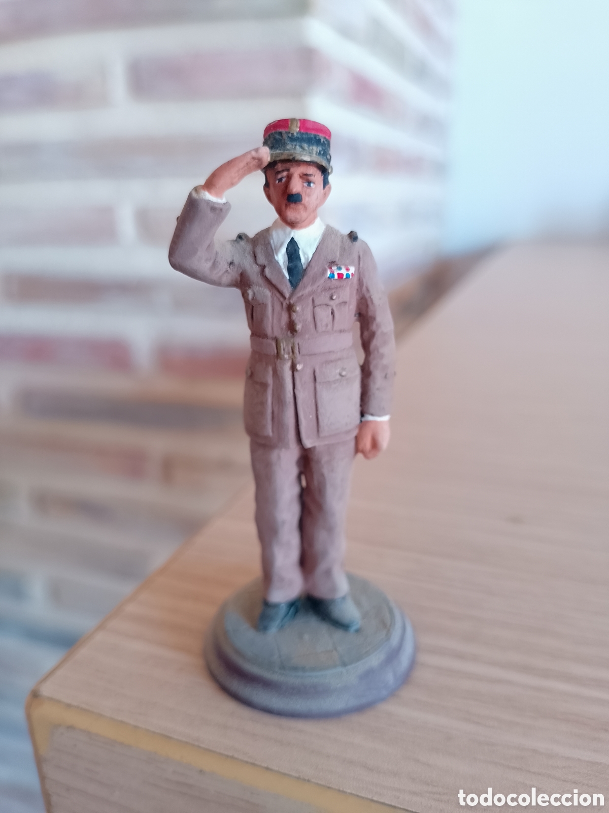Juguetes antiguos: Soldadito de plomo De Gaulle mundiart