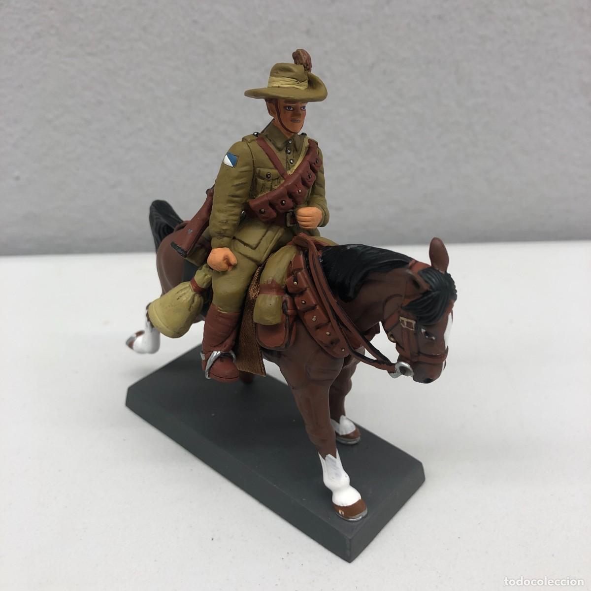 Juguetes antiguos: SOLDADITO DE PLOMO - DEA BY CASSANDRA - CAVALRYMAN OF THE 1ST WORLD WAR - AUSTRALIA 1917 - 100 MM