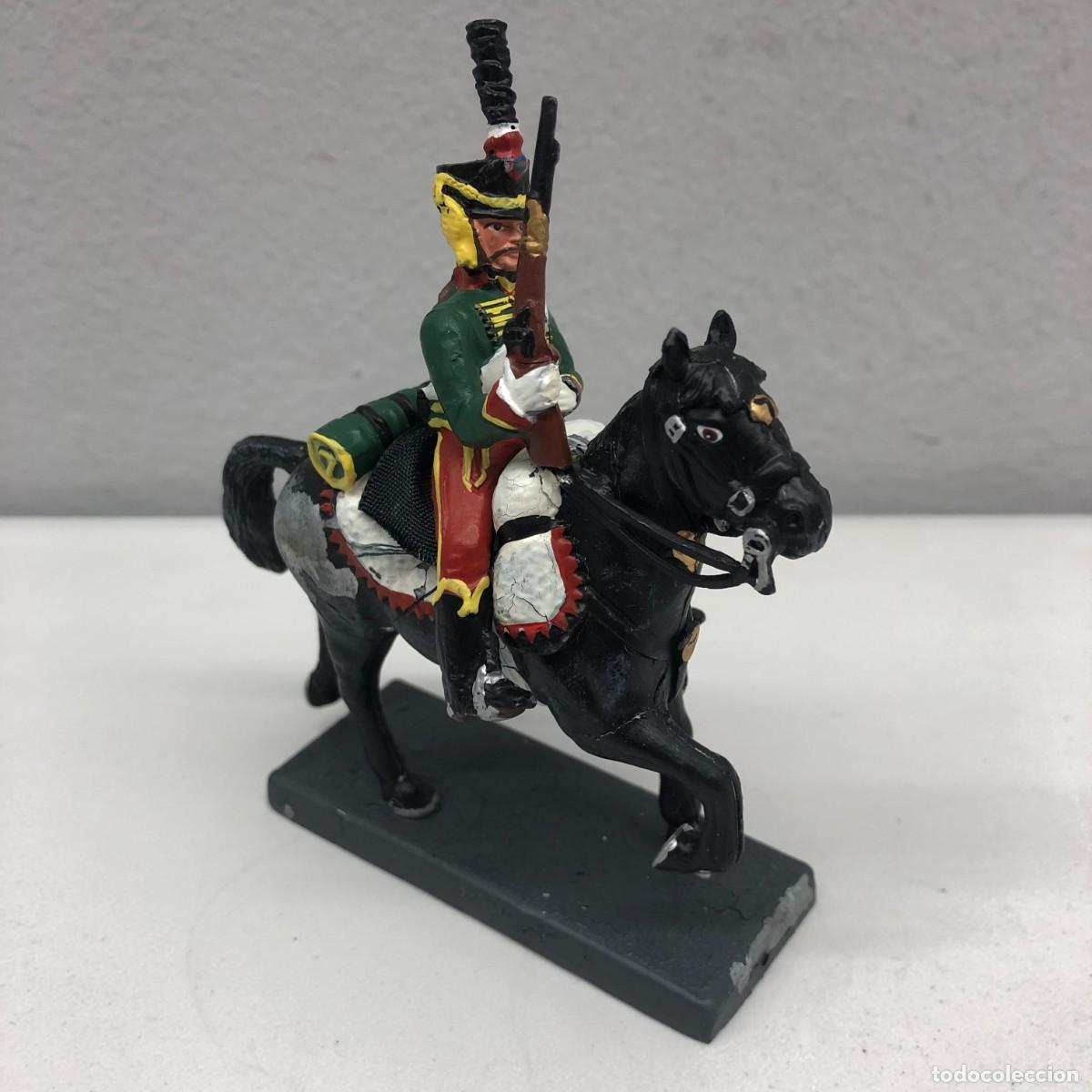 Juguetes antiguos: SOLDADITO DE PLOMO - DEA BY CASSANDRA - FRENCH HUSSAR - 100 MM