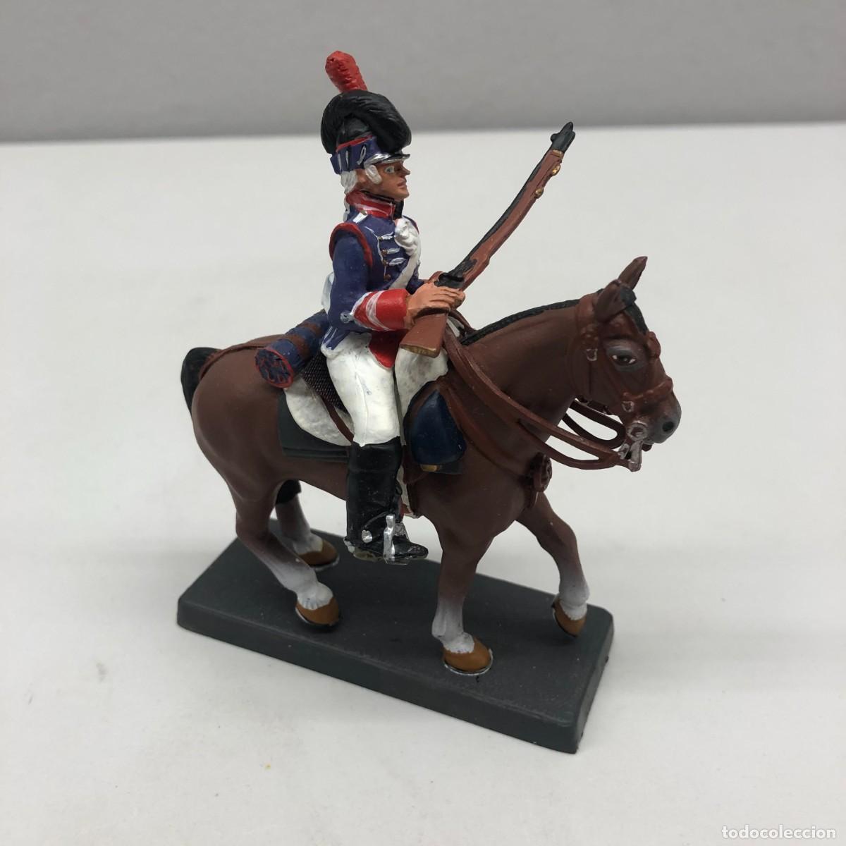 Juguetes antiguos: SOLDADITO DE PLOMO - DEA BY CASSANDRA - BRITISH LIGHT DRAGOON (16TH REGIMENT) - 100 MM