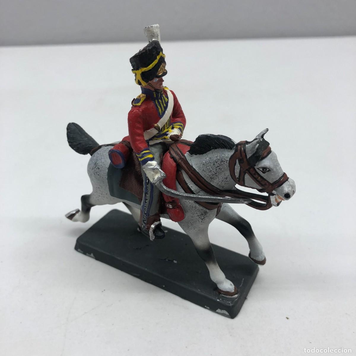 Juguetes antiguos: SOLDADITO DE PLOMO - DEA BY CASSANDRA - BRITISH 2ND DRAGOONS - SCOTS GREYS - 100 MM