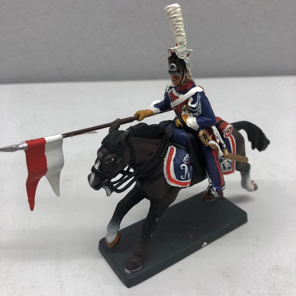 Juguetes antiguos: SOLDADITO DE PLOMO - DEA BY CASSANDRA - FRENCH IMPERIAL GUARD POLISH LANCER - 100 MM