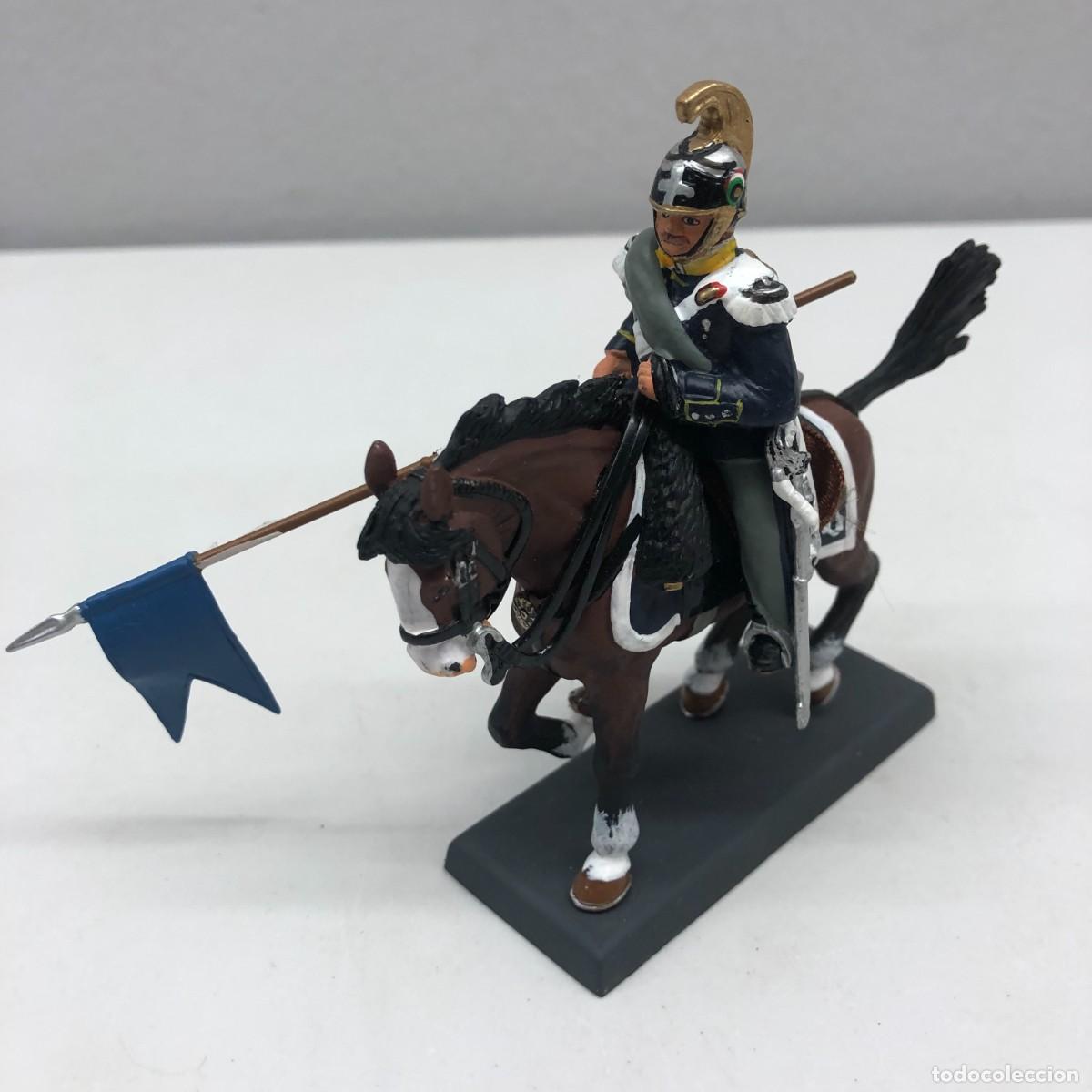 Juguetes antiguos: SOLDADITO DE PLOMO - DEA BY CASSANDRA - &rdquo;GENOVA&rdquo; REGIMENT CAVALRYMANI - ITALY 1866 - 100 MM