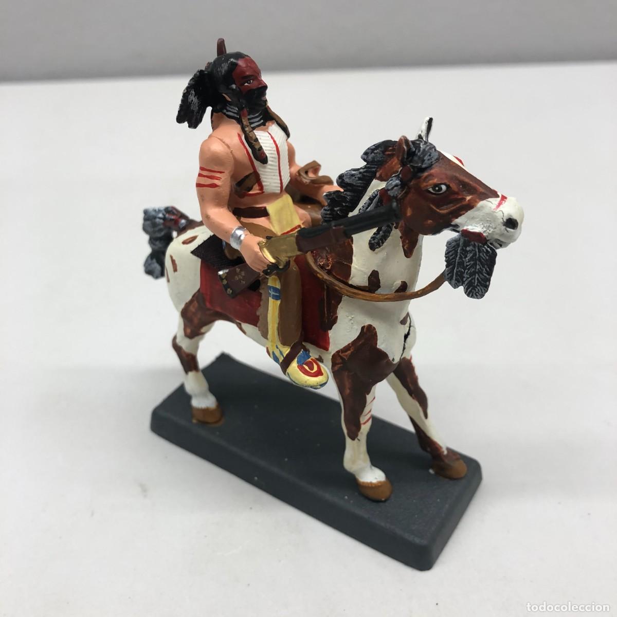 Juguetes antiguos: SOLDADITO DE PLOMO - DEA BY CASSANDRA - AMERICAN INDIAN - USA 1876 - 100 MM