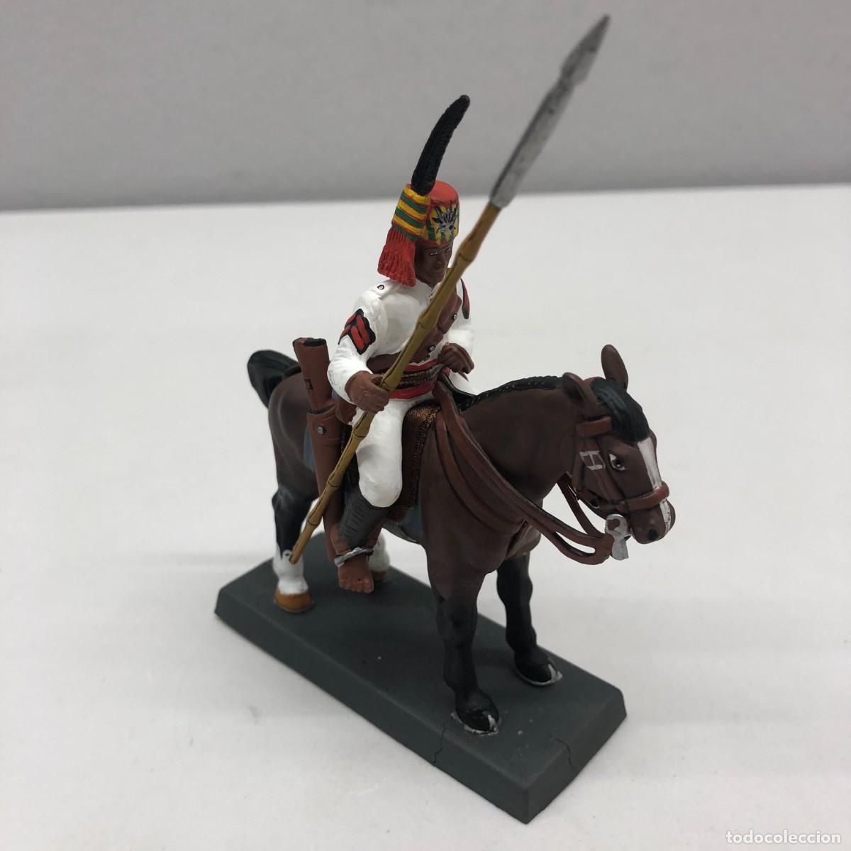 Juguetes antiguos: SOLDADITO DE PLOMO - DEA BY CASSANDRA - COLONIAL CAVALRYMAN &rdquo;PENNA DI FALCO&rdquo; - ITALY 1898 - 100 MM
