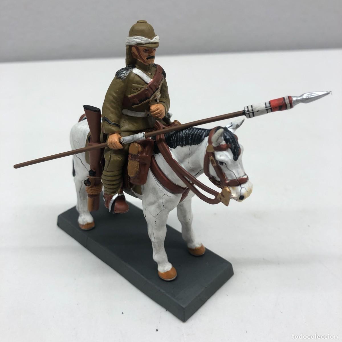 Juguetes antiguos: SOLDADITO DE PLOMO - DEA BY CASSANDRA - LANCER OF THE 21ST REGIMENT - UNITED KINGDOM 1898 - 100 MM