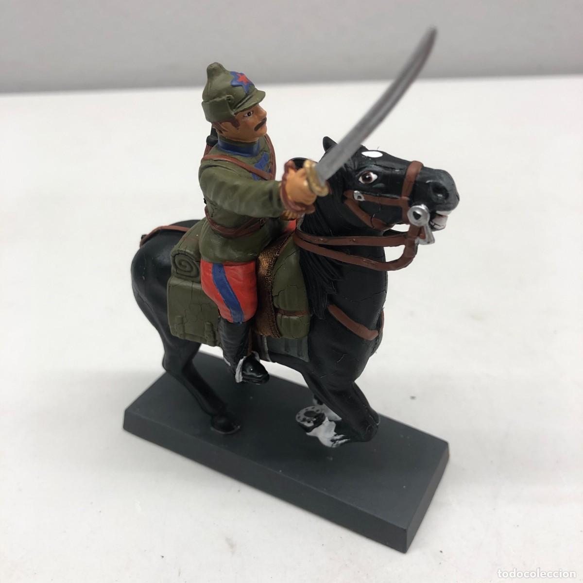 Juguetes antiguos: SOLDADITO DE PLOMO - DEA BY CASSANDRA - RED ARMY CAVALRYMAN - USSR 1920 - 100 MM