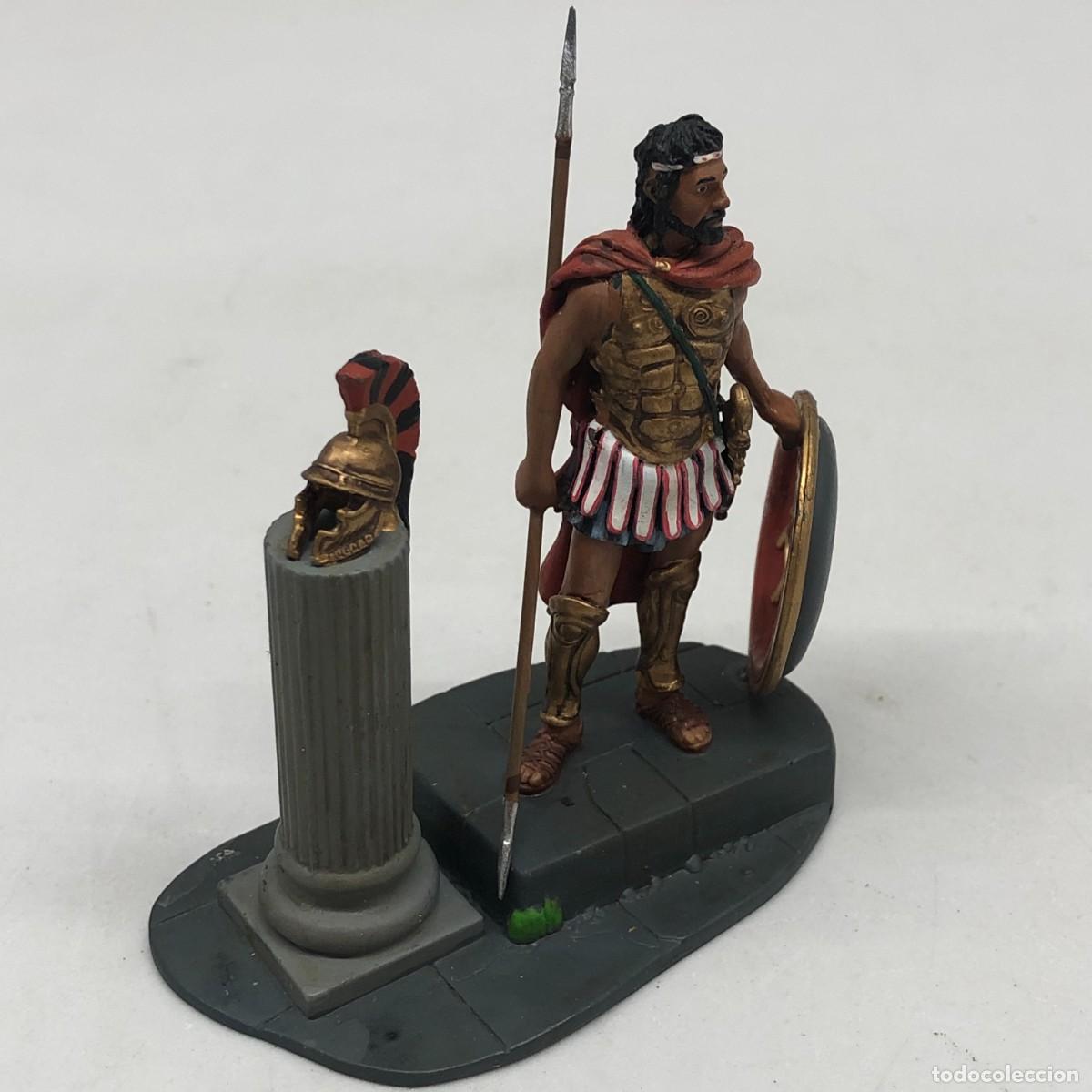 Juguetes antiguos: SOLDADITO DE PLOMO - SOLDADOS DE LA ANTIGUA ROMA - HIPOLITA GRIEGO - 460 A.C. - 80 MM