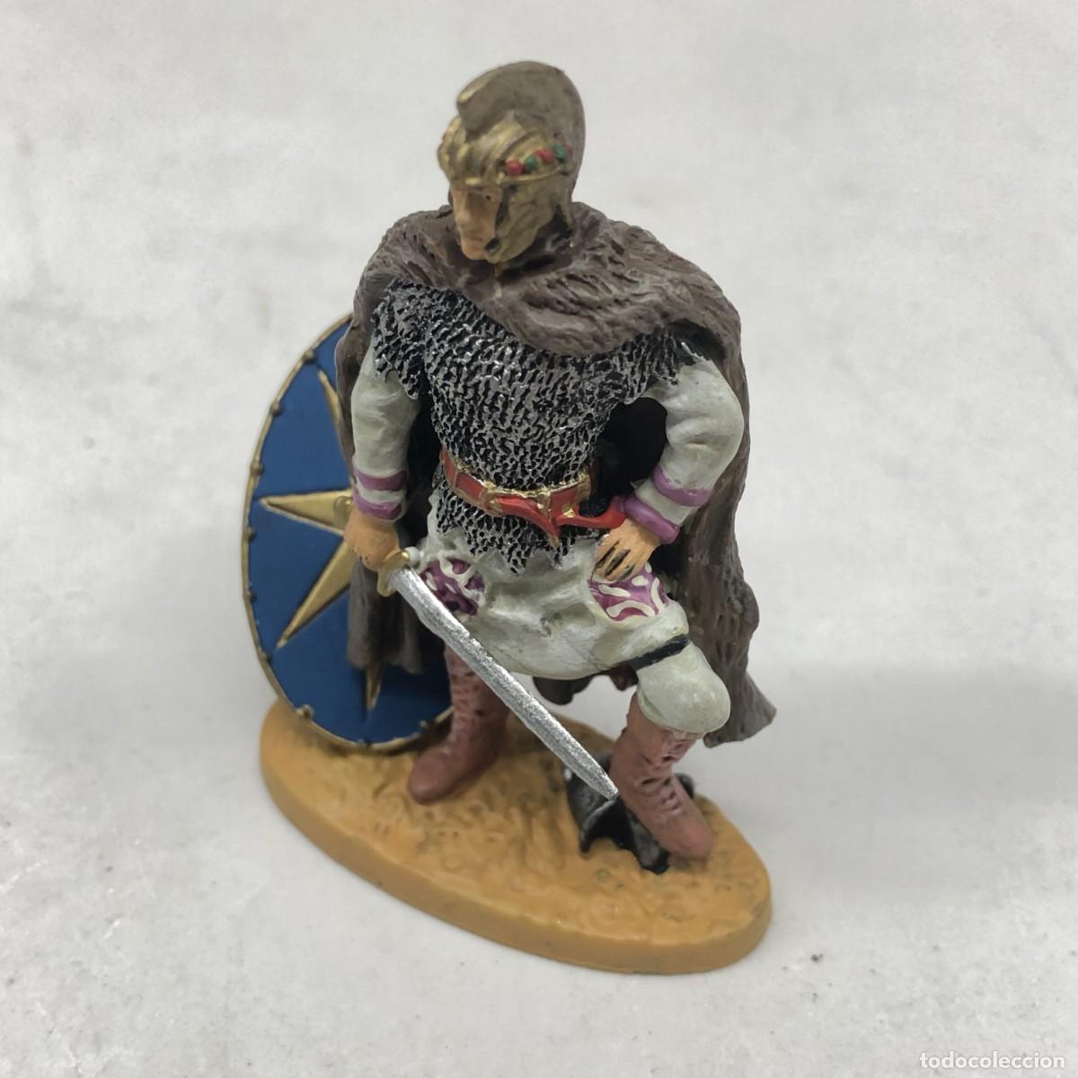 Juguetes antiguos: SOLDADITO DE PLOMO - SOLDADOS DE LA ANTIGUA ROMA - OFICIAL ROMANO DEL SIGLO V D.C. - 70 MM