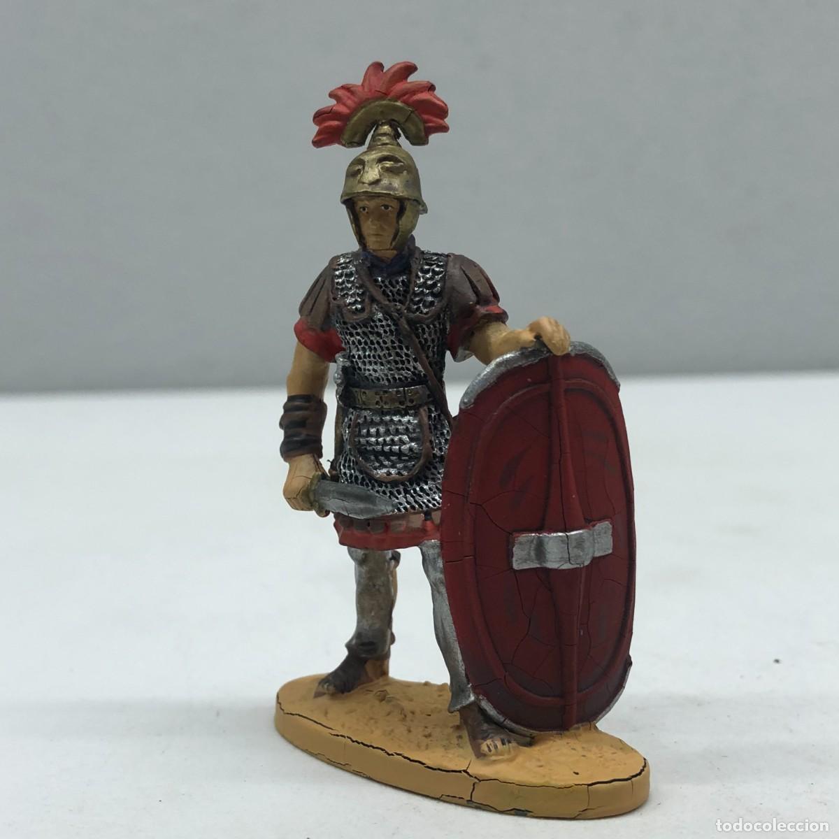 Juguetes antiguos: SOLDADITO DE PLOMO - SOLDADOS DE LA ANTIGUA ROMA - LEGIONAIRO ROMANO - GLADIUS - 75 MM