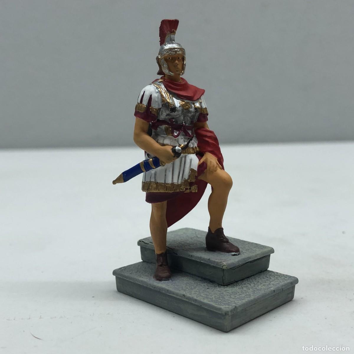 Juguetes antiguos: SOLDADITO DE PLOMO - SOLDADOS DE LA ANTIGUA ROMA - TRIBUNO PRETORIANO ANTIGUA ROMA - 70 MM