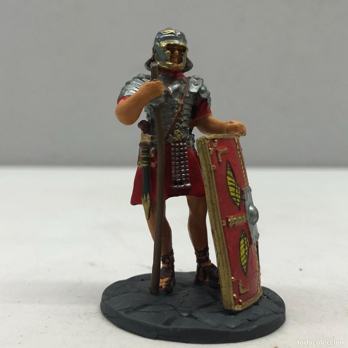 Juguetes antiguos: SOLDADITO DE PLOMO - LEGIONARIO ROMANO - ANTIGUA ROMA - 60 MM