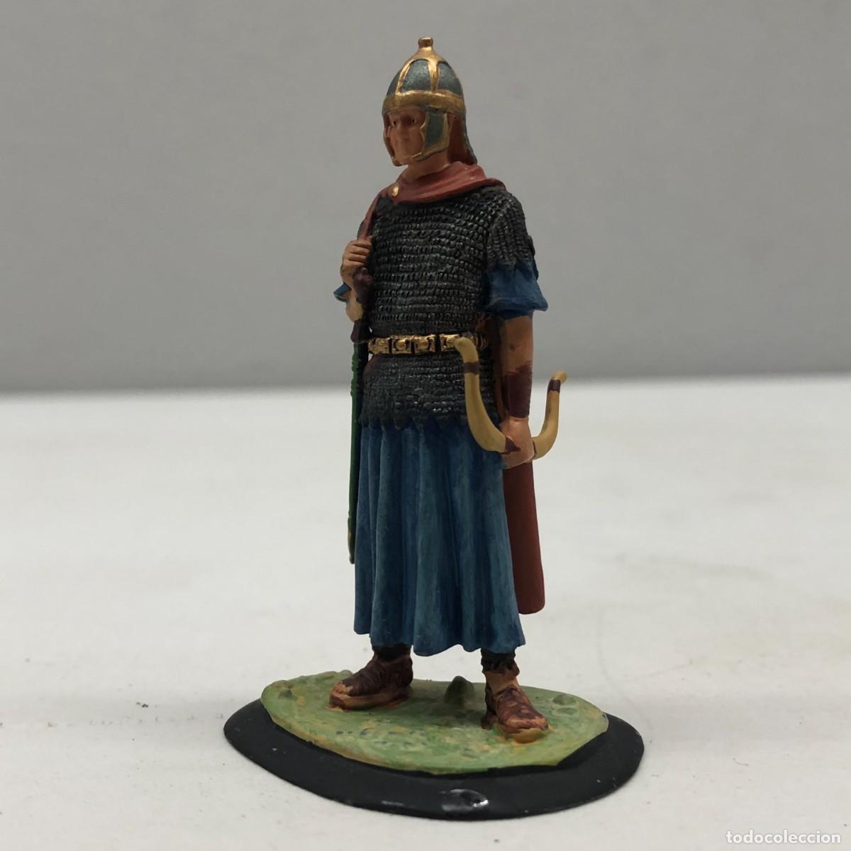 Juguetes antiguos: SOLDADITO DE PLOMO - ARQUERO HAMITA - SOLDADOS DE LA ANTIGUA ROMA - 65 MM
