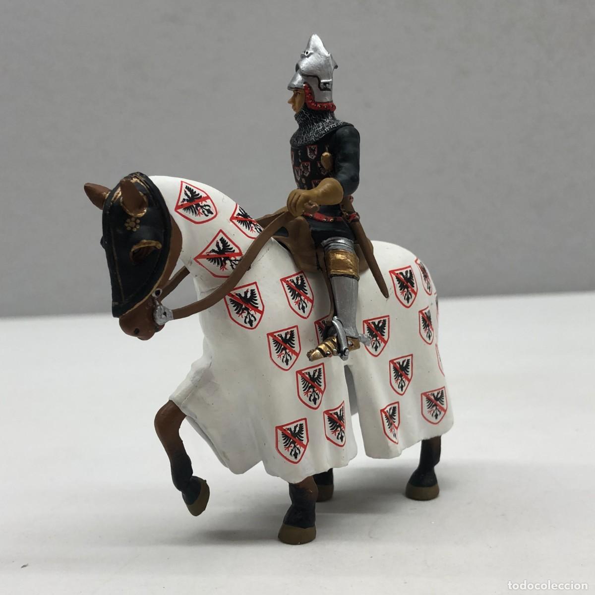 Juguetes antiguos: SOLDADITO DE PLOMO - CABALLERO MEDIEVAL 1370 - CABALLEROS DE LA EDAD MEDIA - ALTAYA / 9