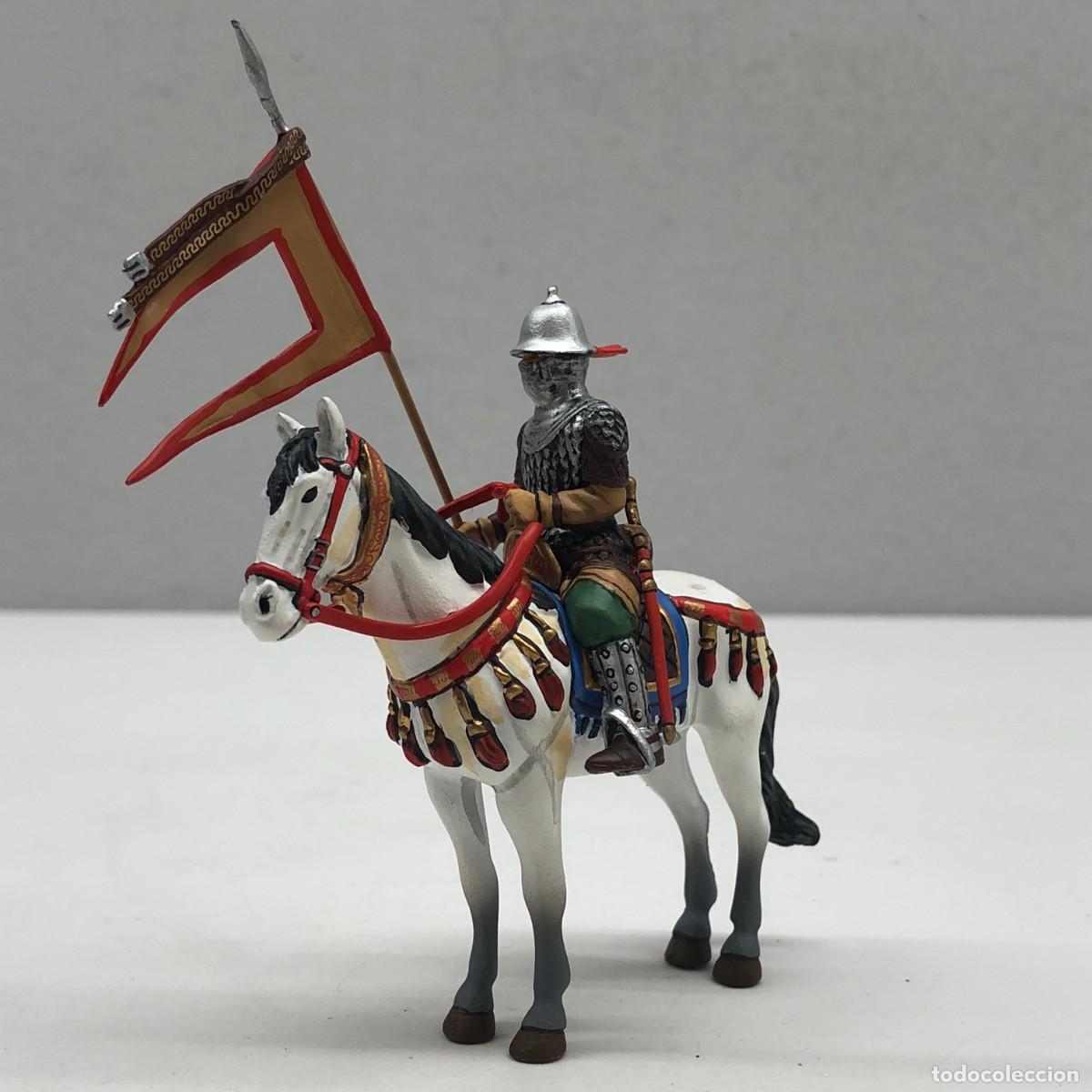 Juguetes antiguos: SOLDADITO DE PLOMO - ABANDERADO DE SALADINO SIGLO XII - CABALLEROS DE LAS CRUZADAS - ALTAYA / 10