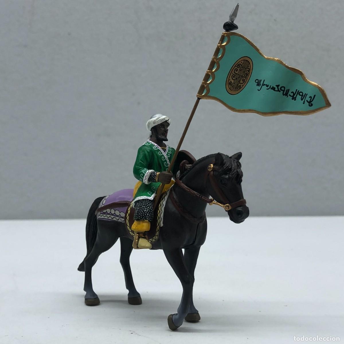 Juguetes antiguos: SOLDADITO DE PLOMO - ABANDERADO SARRACENO - CABALLEROS DE LAS CRUZADAS - ALTAYA / 13