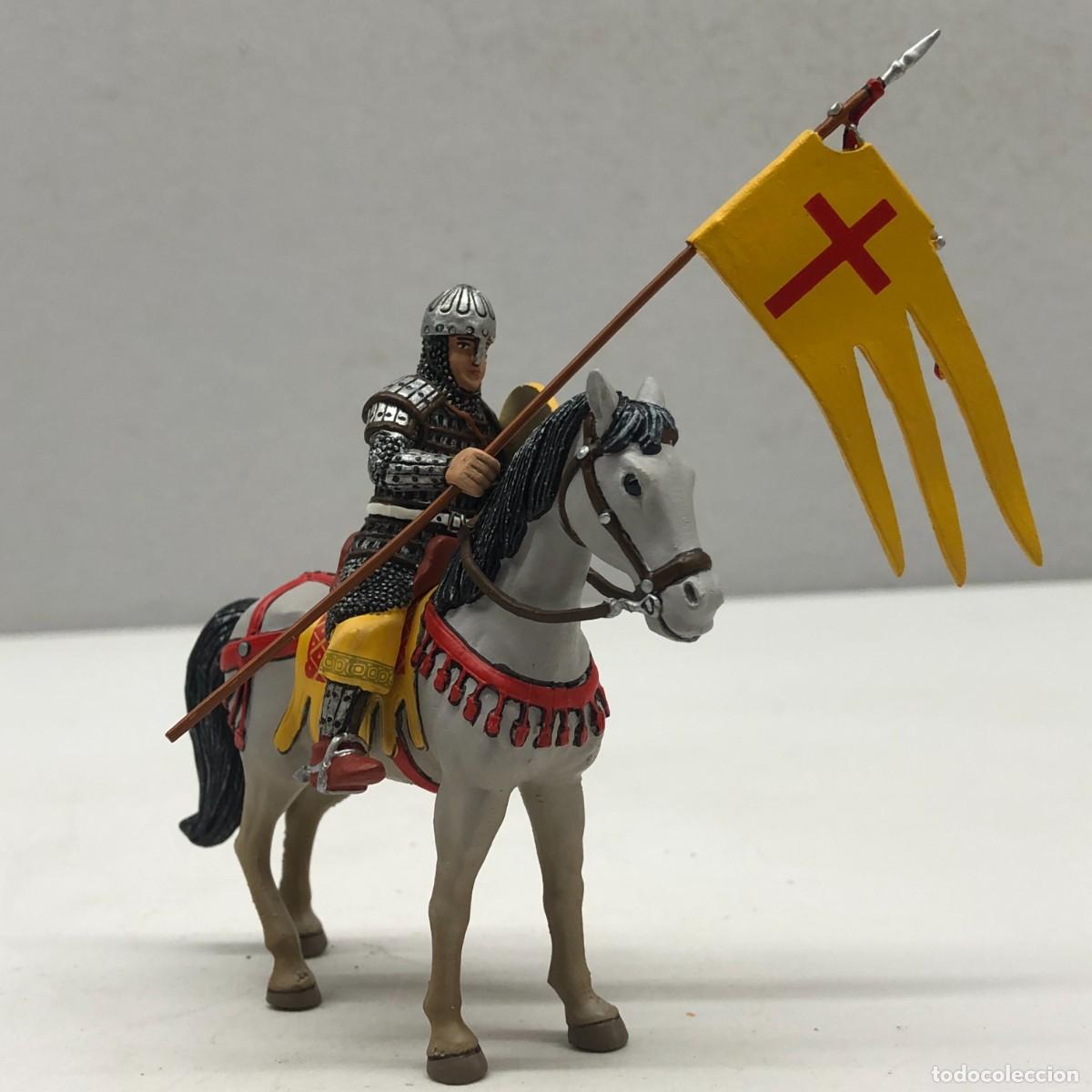 Old Toys: SOLDADITO DE PLOMO - CABALLERO TEMPLARIO MEDIEVAL - CABALLEROS DE LA EDAD MEDIA - ALTAYA / 18