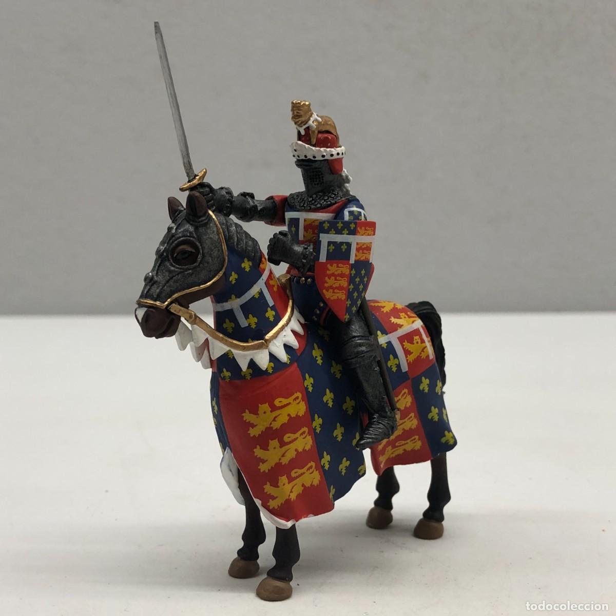 Juguetes antiguos: SOLDADITO DE PLOMO - EDUARDO DE INGLATERRA SIGLO XIV - CABALLEROS DE LA EDAD MEDIA - ALTAYA / 24