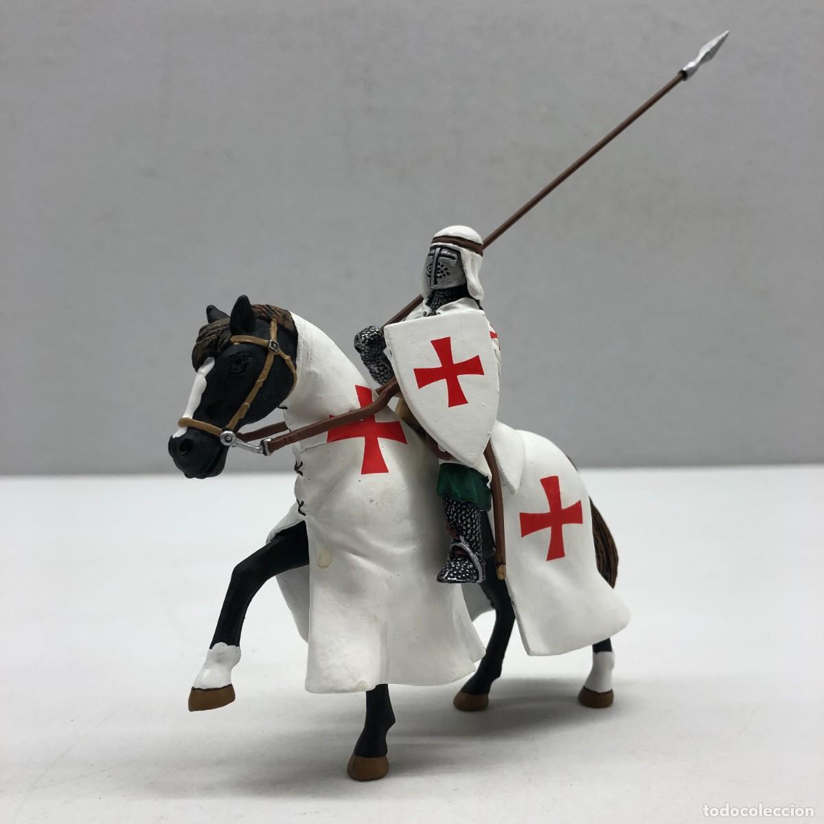 Juguetes antiguos: SOLDADITO DE PLOMO - CABALLERO TEMPLARIO SIGLO XII - CABALLEROS DE LAS CRUZADAS - ALTAYA / 43