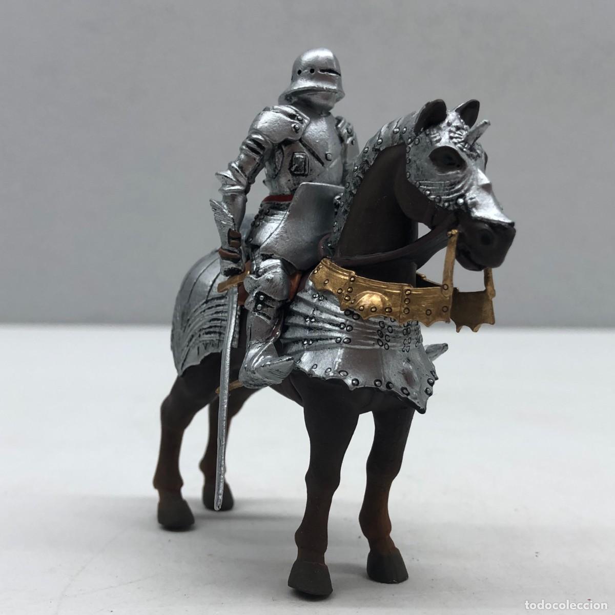 Juguetes antiguos: SOLDADITO DE PLOMO - CABALLERO MEDIEVAL CON ARMADURA - CABALLEROS EDAD MEDIA - ALTAYA / 54