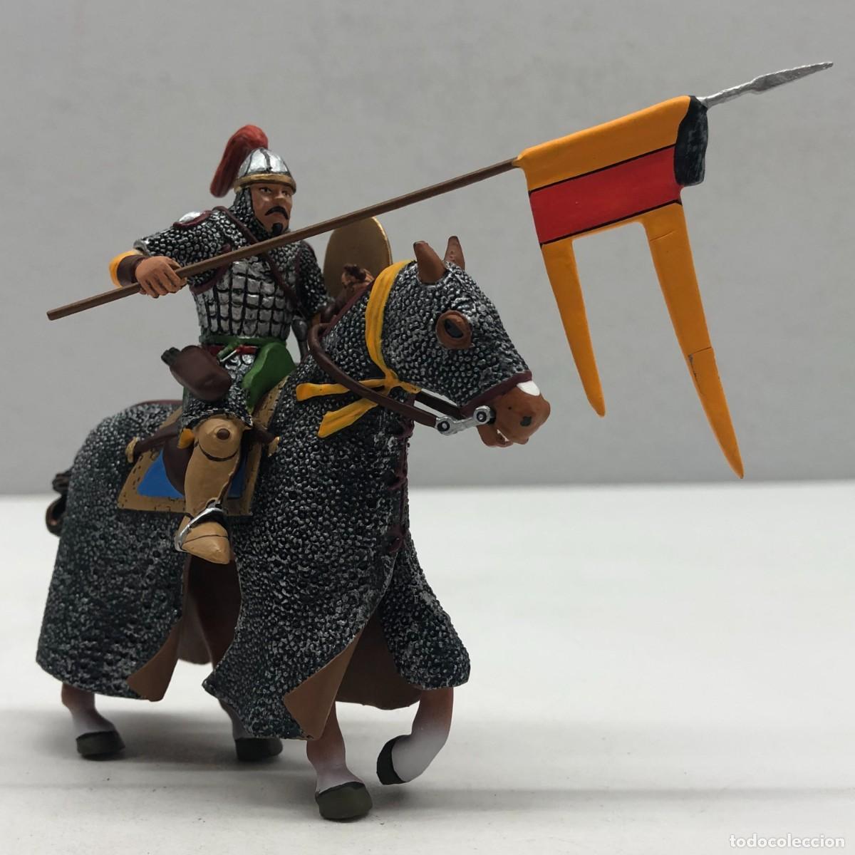 Juguetes antiguos: SOLDADITO DE PLOMO - CABALLERO MEDIEVAL - CABALLEROS DE LAS CRUZADAS - ALTAYA / 60