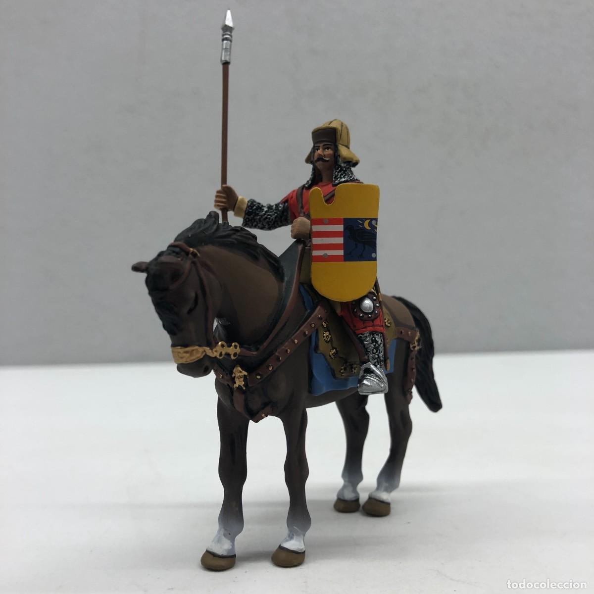 Juguetes antiguos: SOLDADITO DE PLOMO - CABALLERO H&Uacute;NGARO, SIGLO XIII - CABALLEROS DE LA EDAD MEDIA - ALTAYA / 65