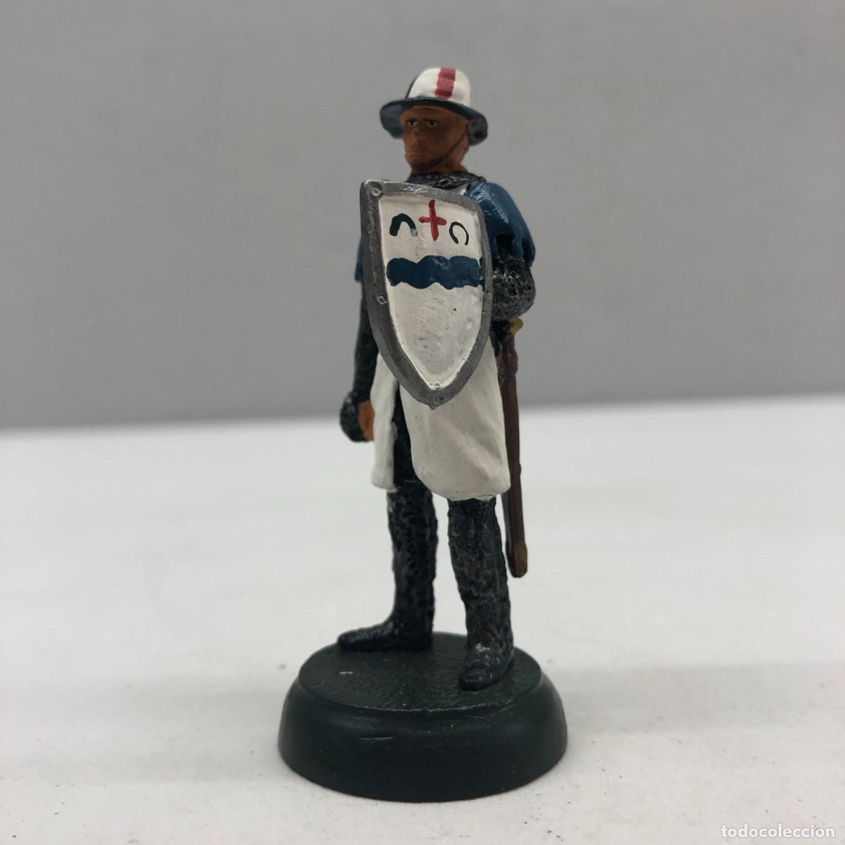 Juguetes antiguos: SOLDADITO DE PLOMO - SOLDADO MEDIEVAL CON ESCUDO - ALMIRALL PALOU - REF. 3/090 / 70
