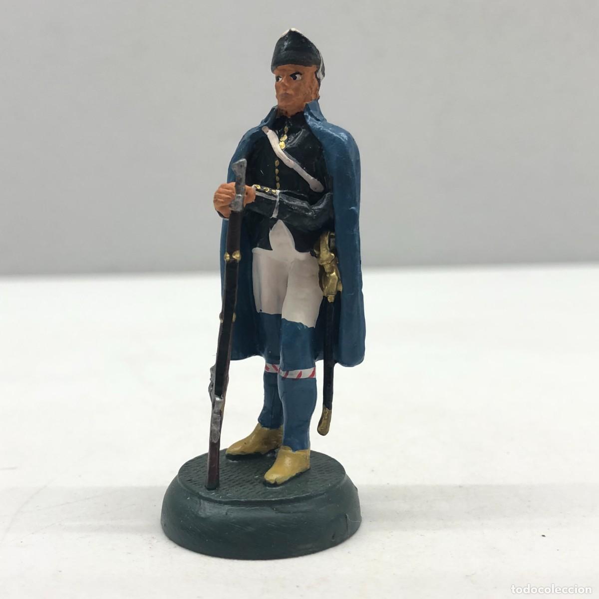 Juguetes antiguos: SOLDADITO DE PLOMO - SOLDADO CON CASACA OSCURA - ALMIRALL PALOU - REF. 3/100 / 79