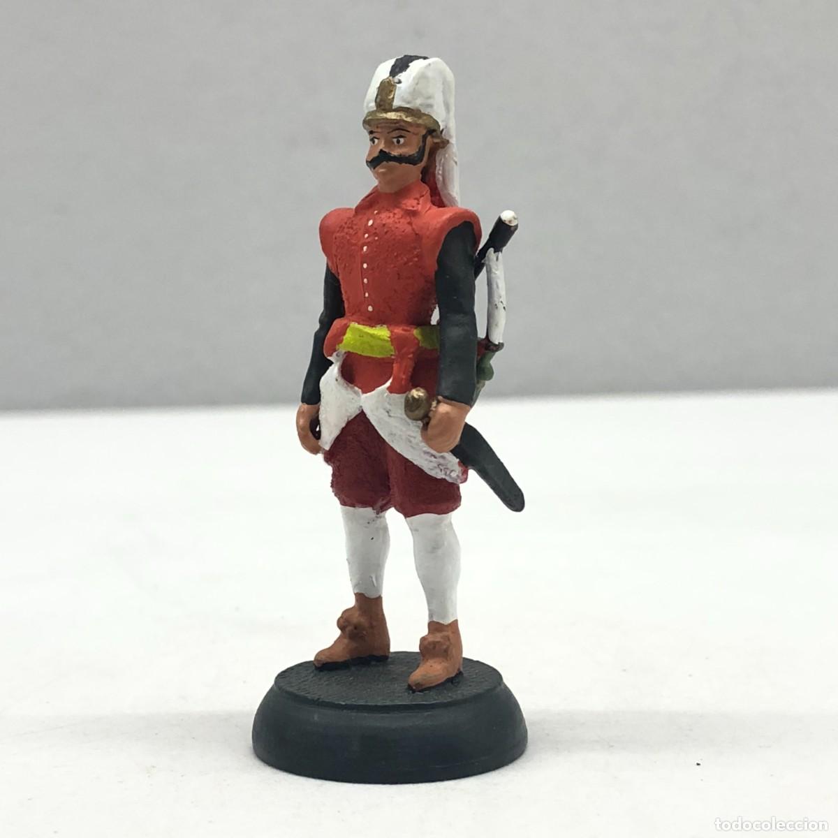 Juguetes antiguos: SOLDADITO DE PLOMO - SOLDADO JEN&Iacute;ZARIO TURCO, SIGLO XVIII - ALMIRALL PALOU - REF. 3/048 / 80