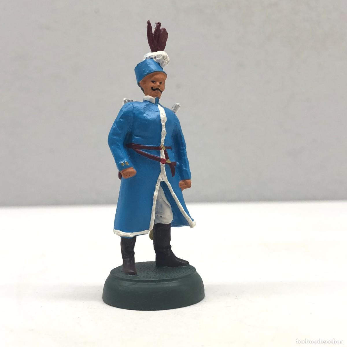 Juguetes antiguos: SOLDADITO DE PLOMO - SOLDADO CON UNIFORME AZUL - ALMIRALL PALOU - REF. 3/116 / 110