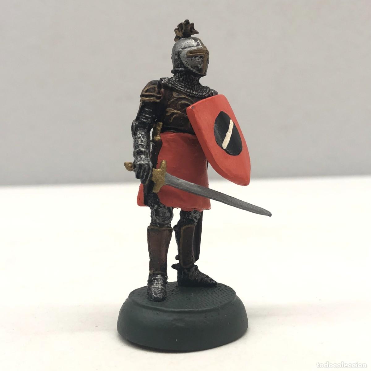 Juguetes antiguos: SOLDADITO DE PLOMO - SOLDADO CON ARMADURA Y ESCUDO - ALMIRALL PALOU - REF. 3/046 / 118