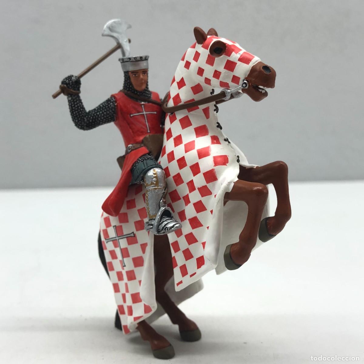 Juguetes antiguos: SOLDADITO DE PLOMO - CABALLERO MEDIEVAL CON HACHA - CABALLEROS DE LAS CRUZADAS - ALTAYA / 139
