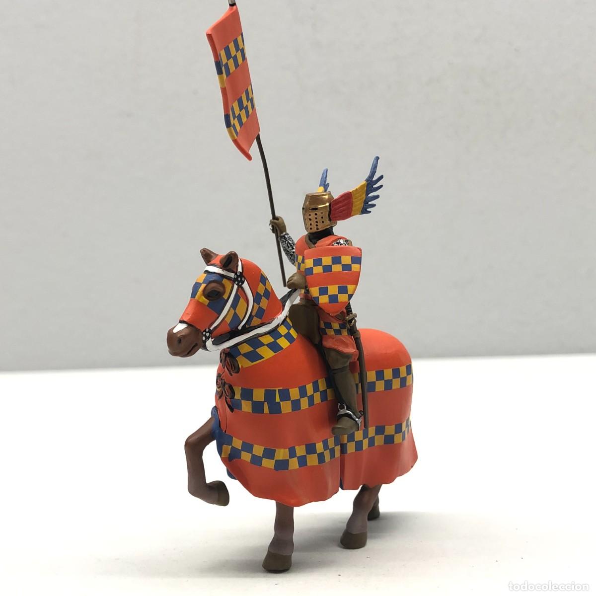 Juguetes antiguos: SOLDADITO DE PLOMO - CABALLERO ALEM&Aacute;N SIGLO XIV - CABALLEROS DE LAS CRUZADAS - ALTAYA / 146